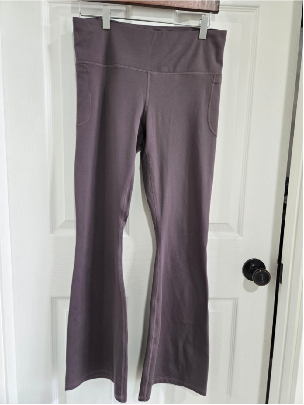 Women's Under Armour Flare Leggings Purple Size L